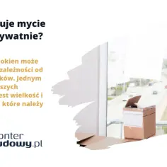 Ile kosztuje mycie okien w domu? Cena zależy od wielkości i liczby szyb. Kobieta w pomarańczowych rękawicach czyści okno.
