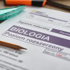 Egzamin maturalny z biologii na poziomie rozszerzonym. Czas trwania 180 minut.
