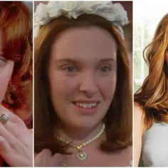 Toni Collette w kadrach z filmów i seriali. Aktorka znana z wielu ról, od dramatycznych po komediowe.