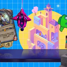 Karta Archmage Antonidas, zielony Among Us, Steve z Minecrafta i kolorowa budowla – to wszystko zapowiada najlepsze gry na telefon.