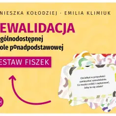 Zestaw fiszek "Rewalidacja w szkole" wspierający samodzielność uczniów. Pytanie na fiszce: "Chciałbyś w przyszłości zamieszkać samodzielnie. Co musisz zrobić i zaplanować, żeby to się udało?".