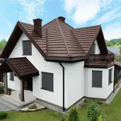 Jaki kolor elewacji do brązowego dachu i brązowych okien wybrać, aby zachwycać?