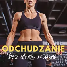 Kobieta z wyrzeźbionym brzuchem trzyma sztangę. Osiągnij wymarzoną sylwetkę – białko na redukcji pomoże Ci zachować mięśnie.
