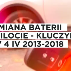 Wymiana baterii w kluczyku Toyota RAV4 – prosta instrukcja krok po kroku