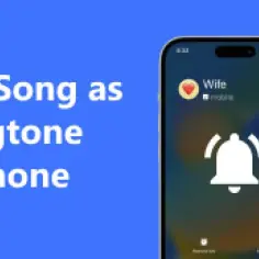 Jak ustawić piosenkę na dzwonek iPhone? Ikona dzwonka i ustawień na ekranie telefonu.