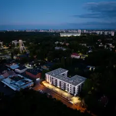 Nowe osiedle w Chorzowie, z widokiem na panoramę miasta i stadion. Ceny mieszkań chorzów mogą być atrakcyjne dla kupujących.