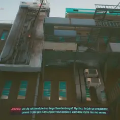 Cyberpunk 2077: Czerwony wieszcz, misja wzywa do koordynatów Nancy. Johnny rozważa sens życia.