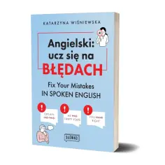 Książka "Angielski: ucz się na błędach" pomaga w nauce słówek po angielsku, poprawiając błędy w mowie.