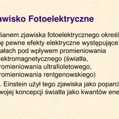 Co to jest zjawisko fotoelektryczne zewnętrzne i jego znaczenie?