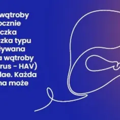 WZW A, czyli wirusowe zapalenie wątroby typu A, to choroba zakaźna. Grafika przedstawia schemat wątroby.