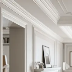 Elegancka listwa przysufitowa LED podkreśla architekturę wnętrza, tworząc subtelne światło.