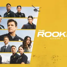 Kadry z serialu "The Rookie: Rekrut" sezon 6. Widać policjantów i policjantki w mundurach, a także helikopter.