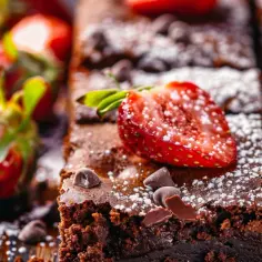 Browni z truskawkami: idealna słodycz z nutą owoców!