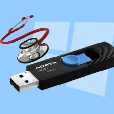 Pendrive ADATA i stetoskop. Dowiedz się, jak skopiować na pendrive ważne dane.