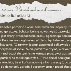 Znaczenie snów Raskolnikowa: Klucz do psychiki bohatera w arcydziele