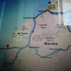 Trasa po Maroko: od wybrzeża przez Marrakesz, Warzazat, Todra Gorge, Midelt, Fez, Meknes, Rabat, Casablankę, aż do Safi.