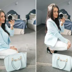 Niebieska torebka stylizacje: jak stworzyć modne i eleganckie outfity