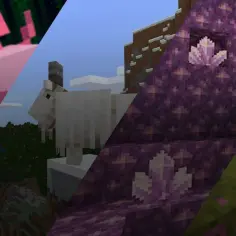 Uroczy aksolotl, koza na szczycie góry i fioletowe kryształy ametystu – to wszystko w świecie Minecraft 1.17.