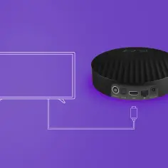 Podłącz dekoder do telewizora LG, aby oglądać telewizję kablową. Schemat pokazuje połączenie HDMI.