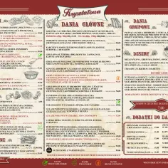 Restauracja Cleopatra menu 2025: aktualne ceny dań w karcie i dostawie