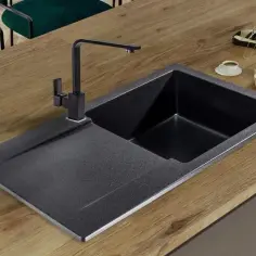 Jak wybrać idealny zlew do czarnego blatu? Porady i inspiracje
