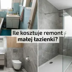 Porównanie starej i nowej łazienki w bloku. Sprawdź, ile kosztuje remont łazienki w bloku i jak odmienić wnętrze.
