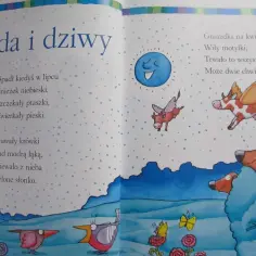 Krótkie wiersze dla dzieci Jana Brzechwy: latające krówki, szczekające ptaszki i śpiewające słonko.