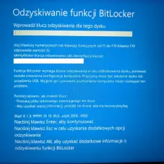 Ekran odzyskiwania BitLocker. Wpisz klucz odzyskiwania, aby odblokować dysk. Dowiedz się, bootloader co to, gdy napotkasz ten problem.
