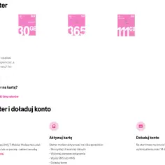 T-Mobile oferta dla przenoszących numer: startery z pakietami GB i rozmów bez limitu. Wybierz swój starter i aktywuj go.