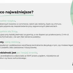 WHT to realne ryzyko. Analiza każdej wypłaty jest kluczowa, bo dokumenty robią różnicę. Odpowiedzialność za WHT spoczywa na Tobie.