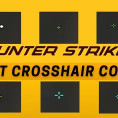 Sześć różnych celowników do gry Counter-Strike 2 w formie miniatur.