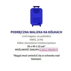 Wizz Air bagaż podręczny: co można zabrać, by uniknąć problemów na lotnisku