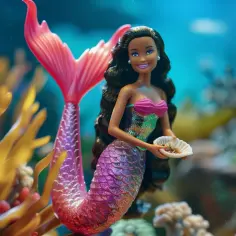 Kolorowanka z syrenką Barbie: Wydrukuj i pokoloruj słynną lalkę Mattel