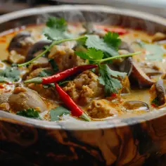 Wegetariańska uczta - curry z boczniaków pełne smaku i aromatu