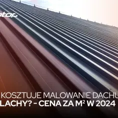 Ile za malowanie dachu z blachy? Zaskakujące koszty, które musisz znać