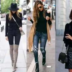 Stylizacje z czarnym golfem: 7 inspiracji na każdą okazję