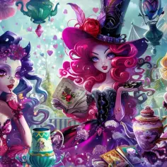 Pobierz darmowe kolorowanki z postaciami Ever After High do druku