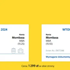 Ile trwa lot do Kenii z Katowic: wszystko o czasie podróży do Afryki