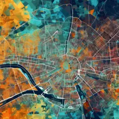 Mapa dzielnic Wrocławia z ulicami - Wrocław mapa dzielnic