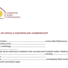 Wzór umowy na ocieplenie budynku: 5 kluczowych elementów
