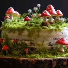 Leśny mech - Przepyszne ciasto leśny mech