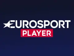 Logo Eurosport Player. Oglądaj ulubione sporty na żywo i na żądanie.
