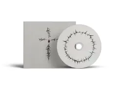 Płyta CD z koroną cierniową i krzyżem, symbolizująca najpopularniejsze pieśni wielkopostne.