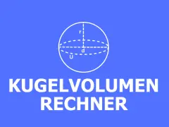 Kugelvolumen Rechner: Eine schematische Darstellung einer Kugel mit Radius (r), Durchmesser (d) und Umfang (U) zur Berechnung des Kugelvolumens.