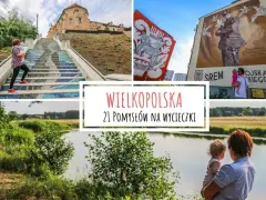 Wielkopolska: fajne miejsca w wielkopolsce na weekend. Kolorowe schody, murale, jezioro i rodziny cieszące się przyrodą.