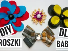 Jak zrobić broszkę? Zobacz DIY broszki z filcu i wstążki, idealne dla babci.