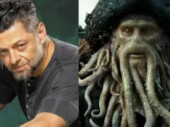 Andy Serkis jako Davy Jones w filmach "Piraci z Karaibów".