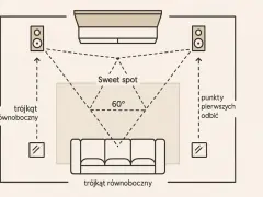Jak rozmieścić głośniki w salonie? Odkryj swój sweet spot!