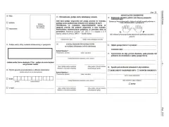 Fragment formularza wniosku o wydanie paszportu z polami do wypełnienia.
