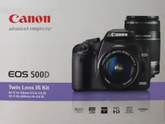 Canon EOS 500D z dwoma obiektywami, idealny do uchwycenia każdej chwili.